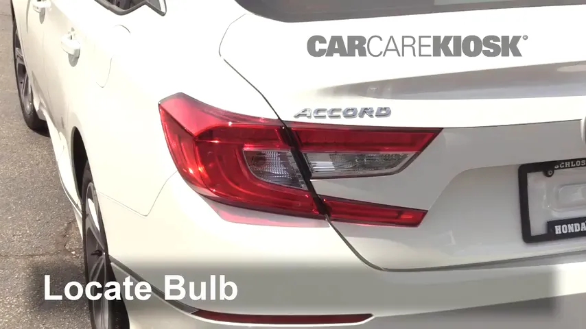 2019 Honda Accord Sport 2.0L 4 Cyl. Turbo Lights Reverse Light (replace bulb)